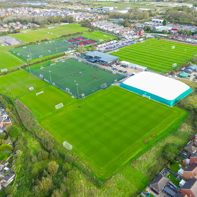 Training at Fleetwood Town FC